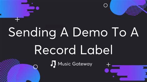 Send music demo to record label. Things To Know About Send music demo to record label. 